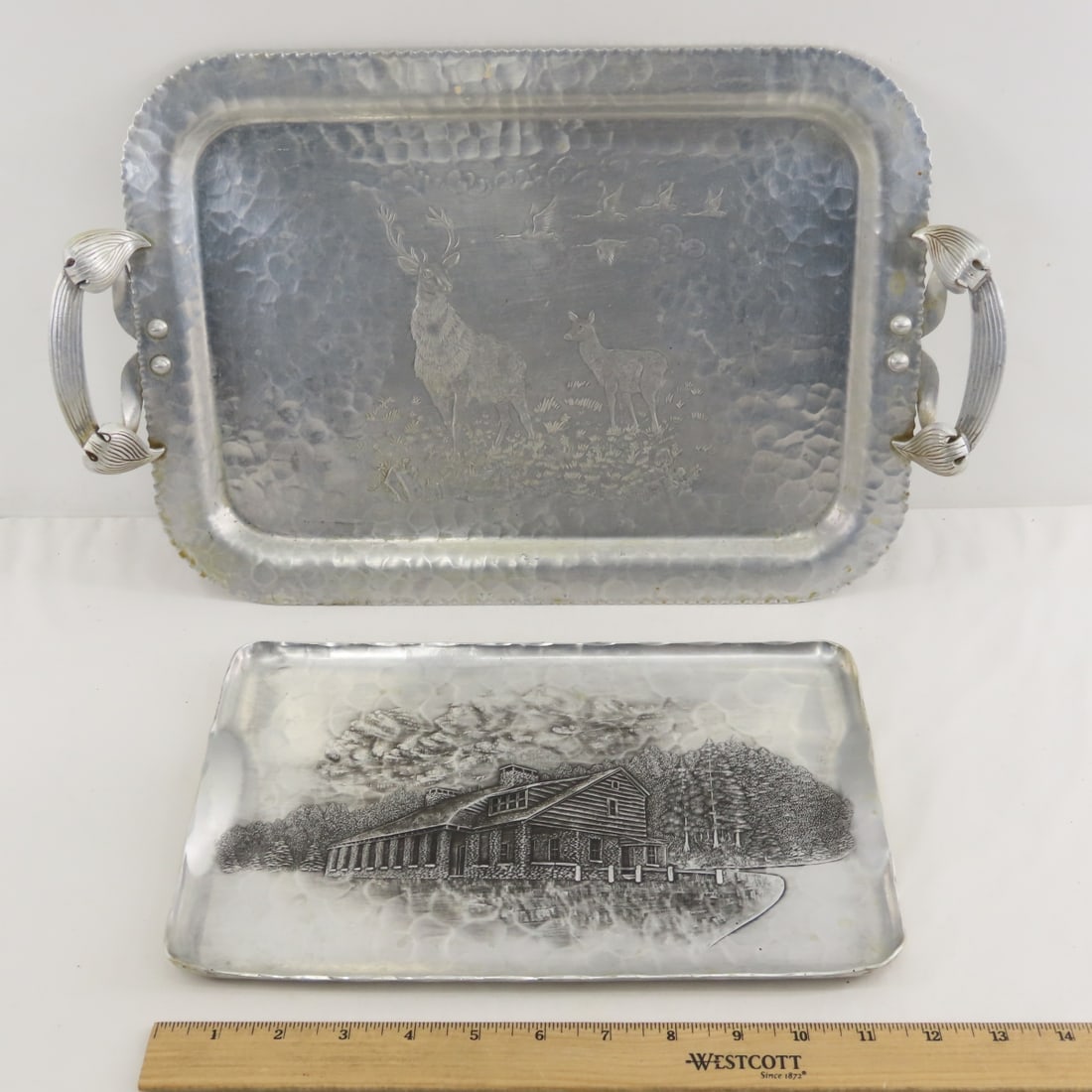 Pewter Pitcher & Mugs, Serving Trays. and more - 6