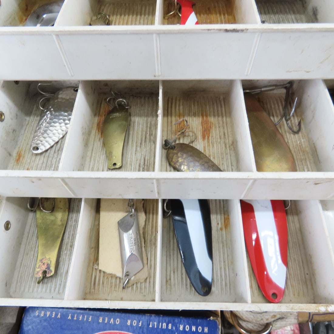 3 Tackle Boxes with Spinners & Lures - 10