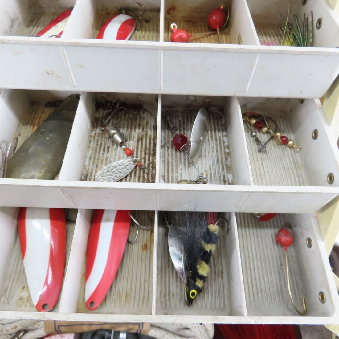 3 Tackle Boxes with Spinners & Lures - 11