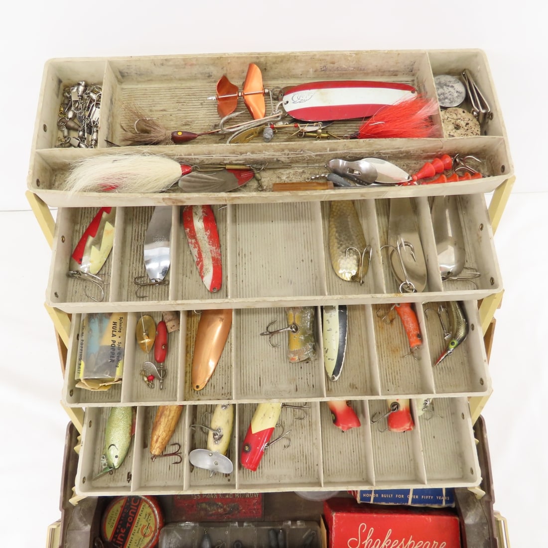 3 Tackle Boxes with Spinners & Lures - 2