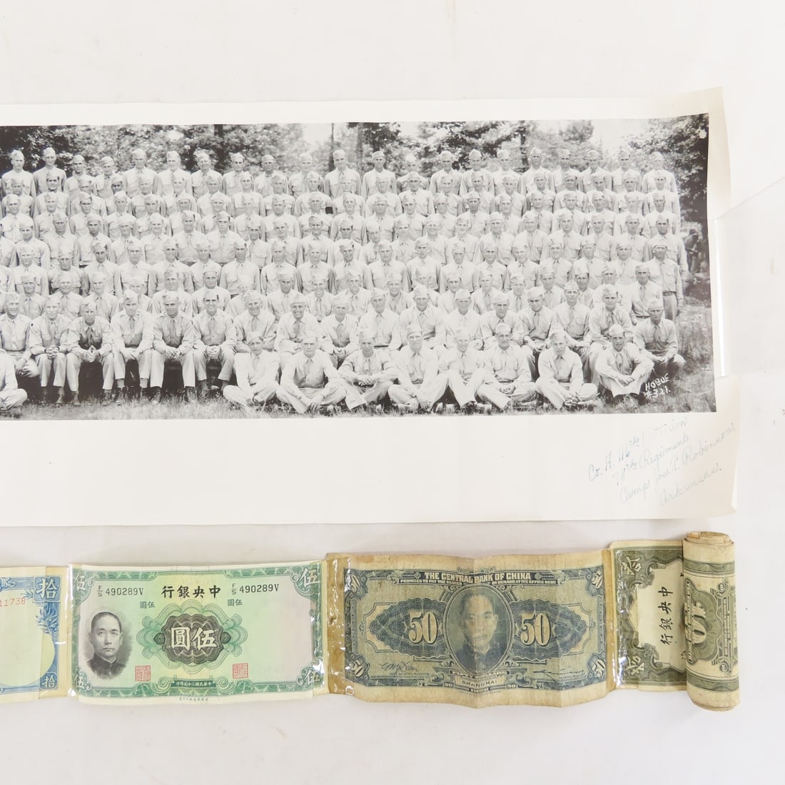 WWI & WW2 Military Photo Postcards, Whistle & More - 12