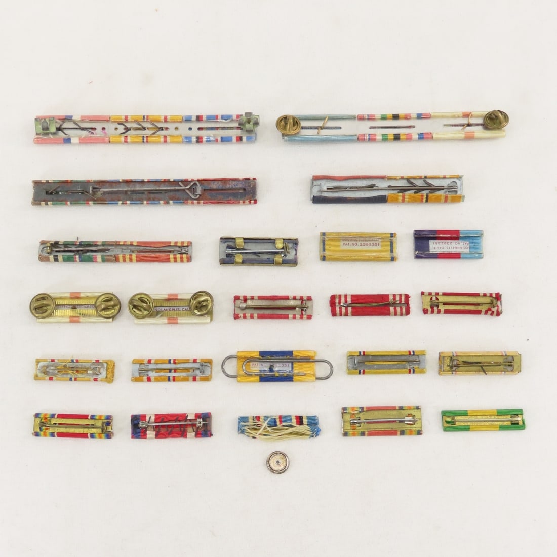 US Military WWII Ribbon Bars, Stars & Leaves - 6