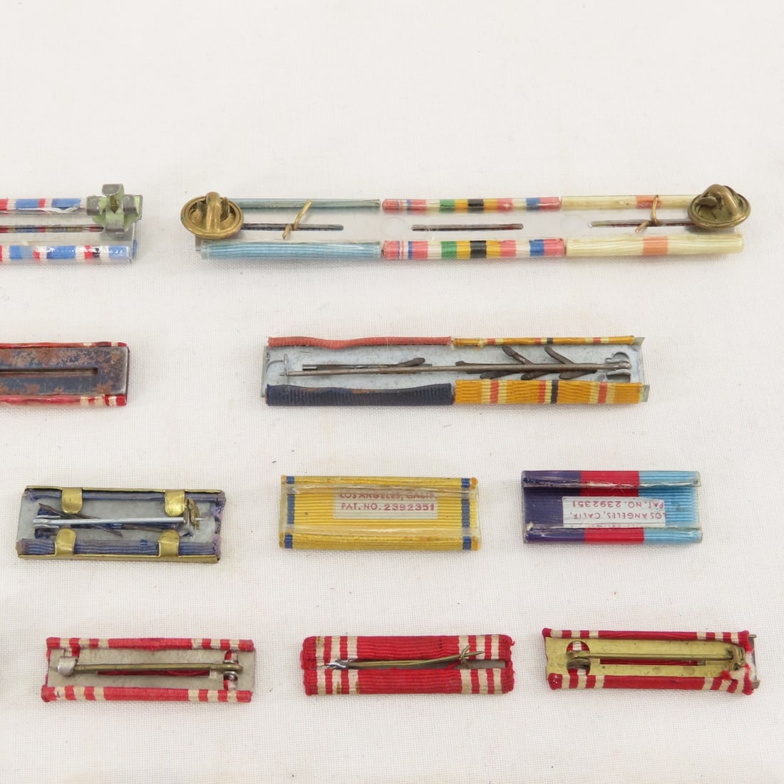 US Military WWII Ribbon Bars, Stars & Leaves - 8