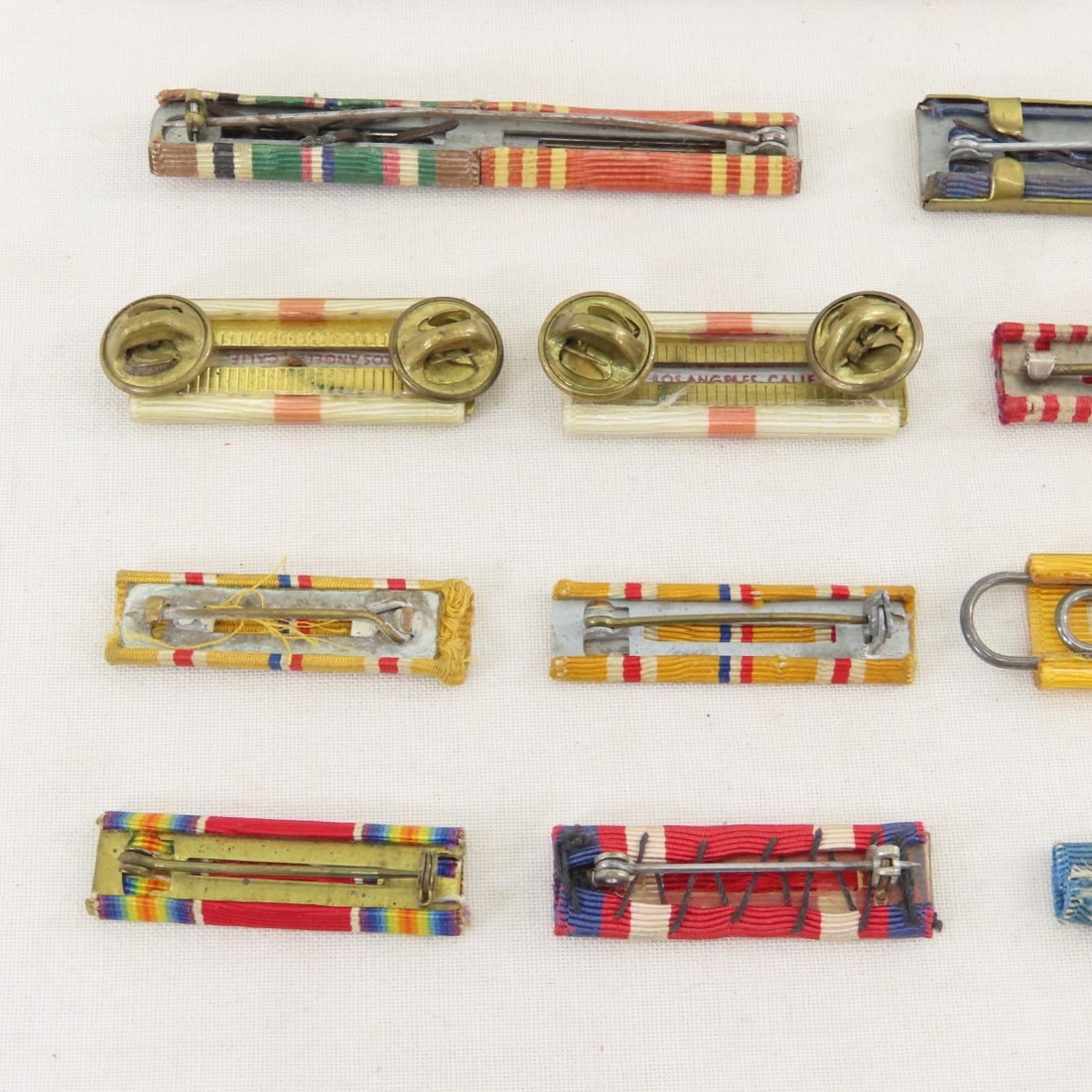 US Military WWII Ribbon Bars, Stars & Leaves - 9