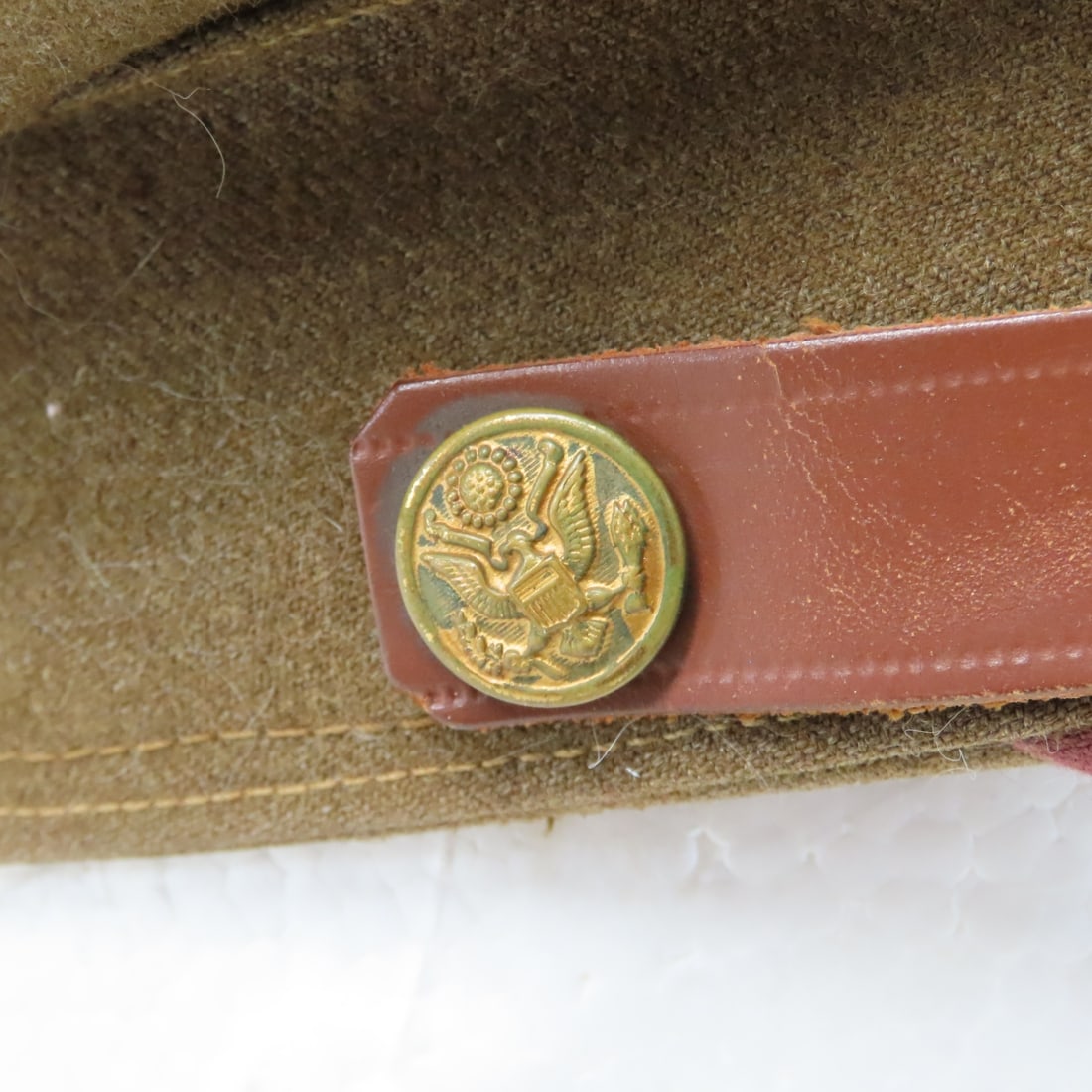 WWII Era US Army Visor Cap - 10