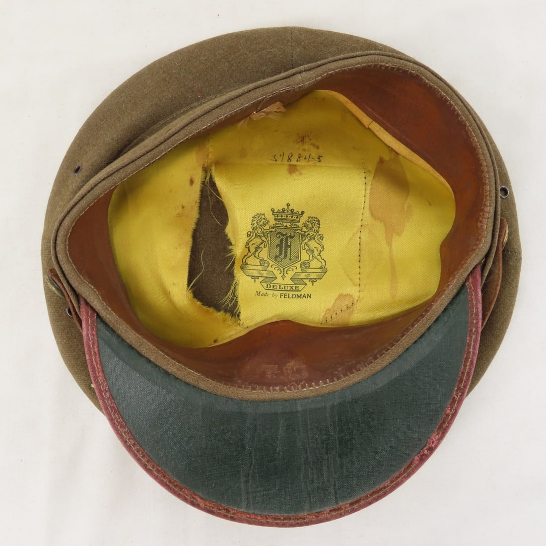 WWII Era US Army Visor Cap - 11