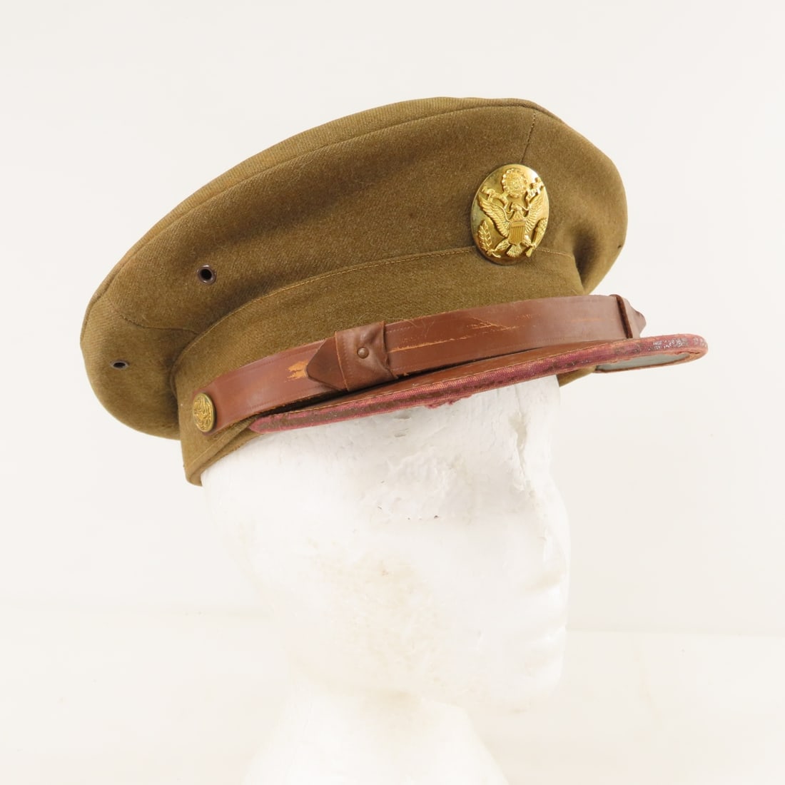 WWII Era US Army Visor Cap (1 of 12)