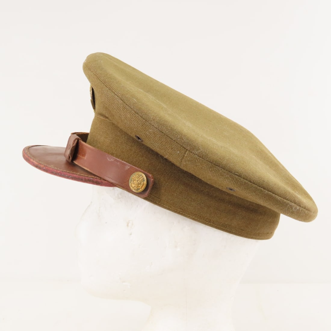 WWII Era US Army Visor Cap - 4