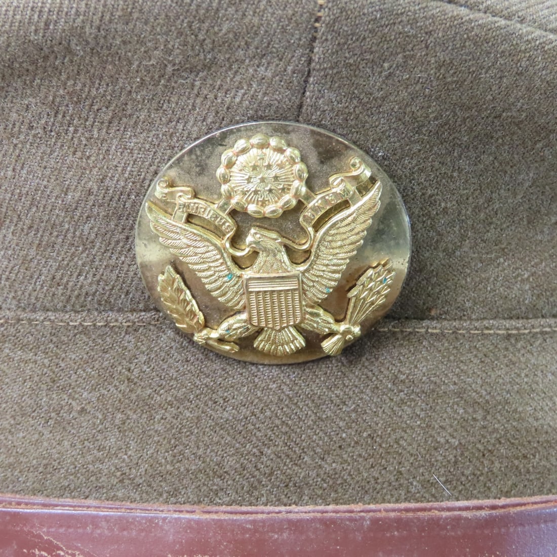 WWII Era US Army Visor Cap - 9