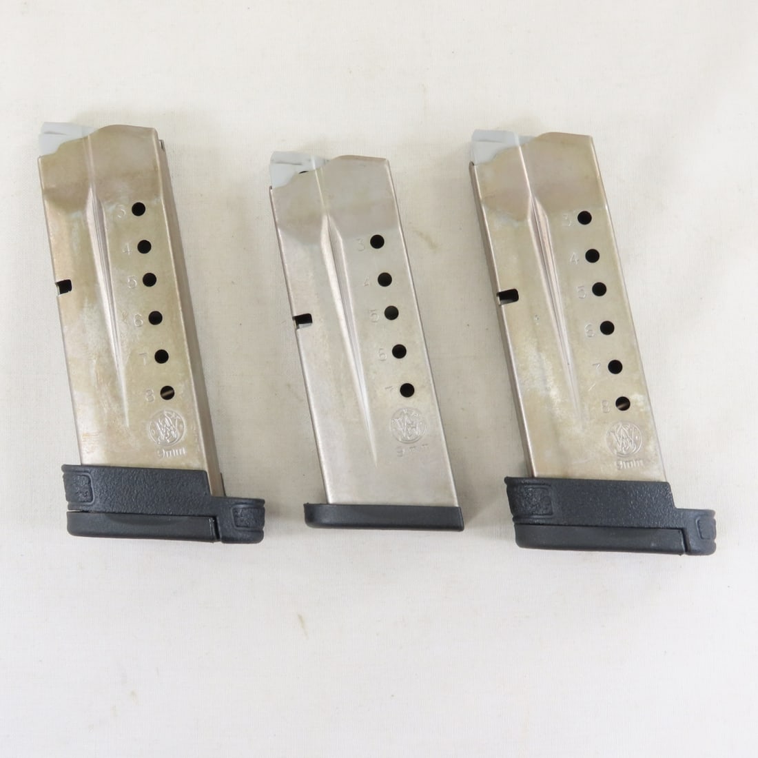 3 Smith & Wesson M&P Shield 9mm Magazines - 3