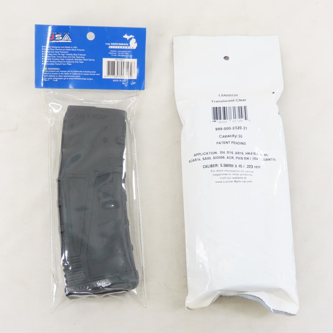 10 Assorted AR/M4 5.56/.223 Plastic Magazines - 5