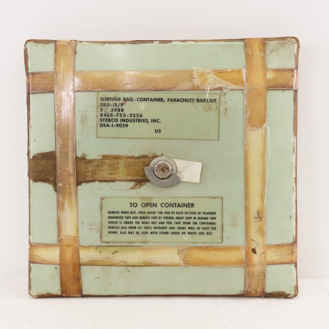 Vietnam Era Pilots Sleeping Bag Parachute Bailout - 2