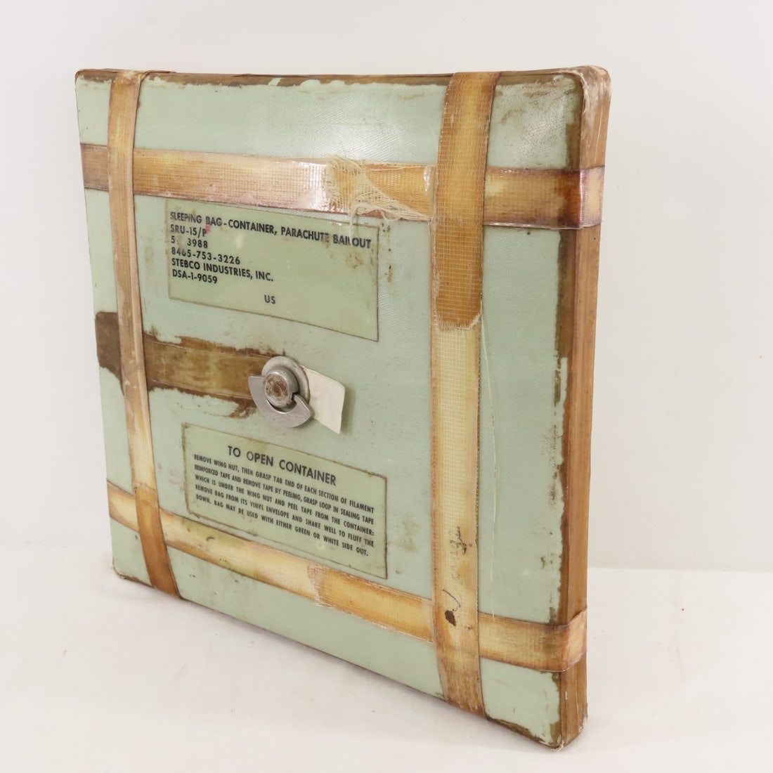 Vietnam Era Pilots Sleeping Bag Parachute Bailout - 3