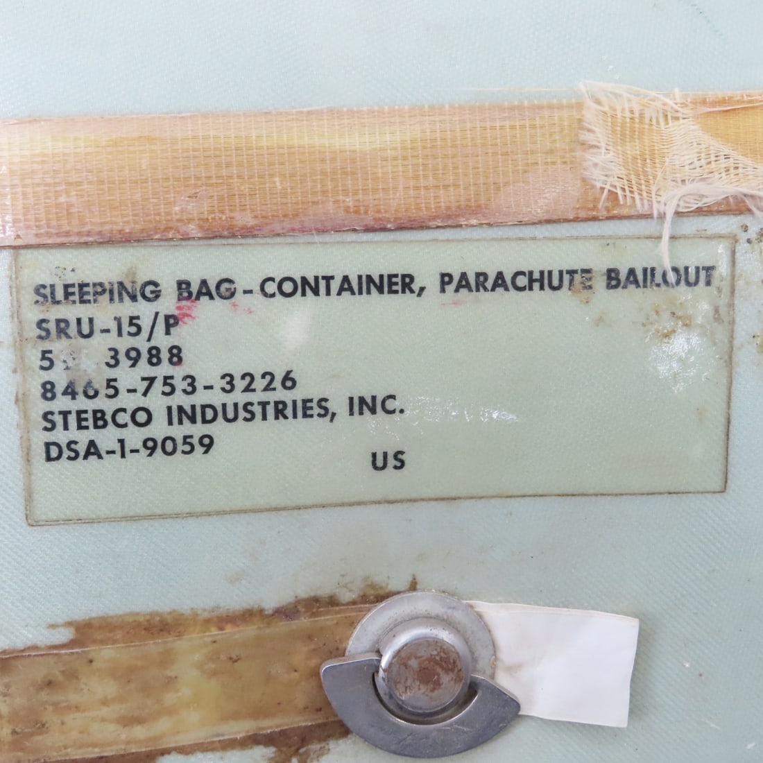 Vietnam Era Pilots Sleeping Bag Parachute Bailout - 5