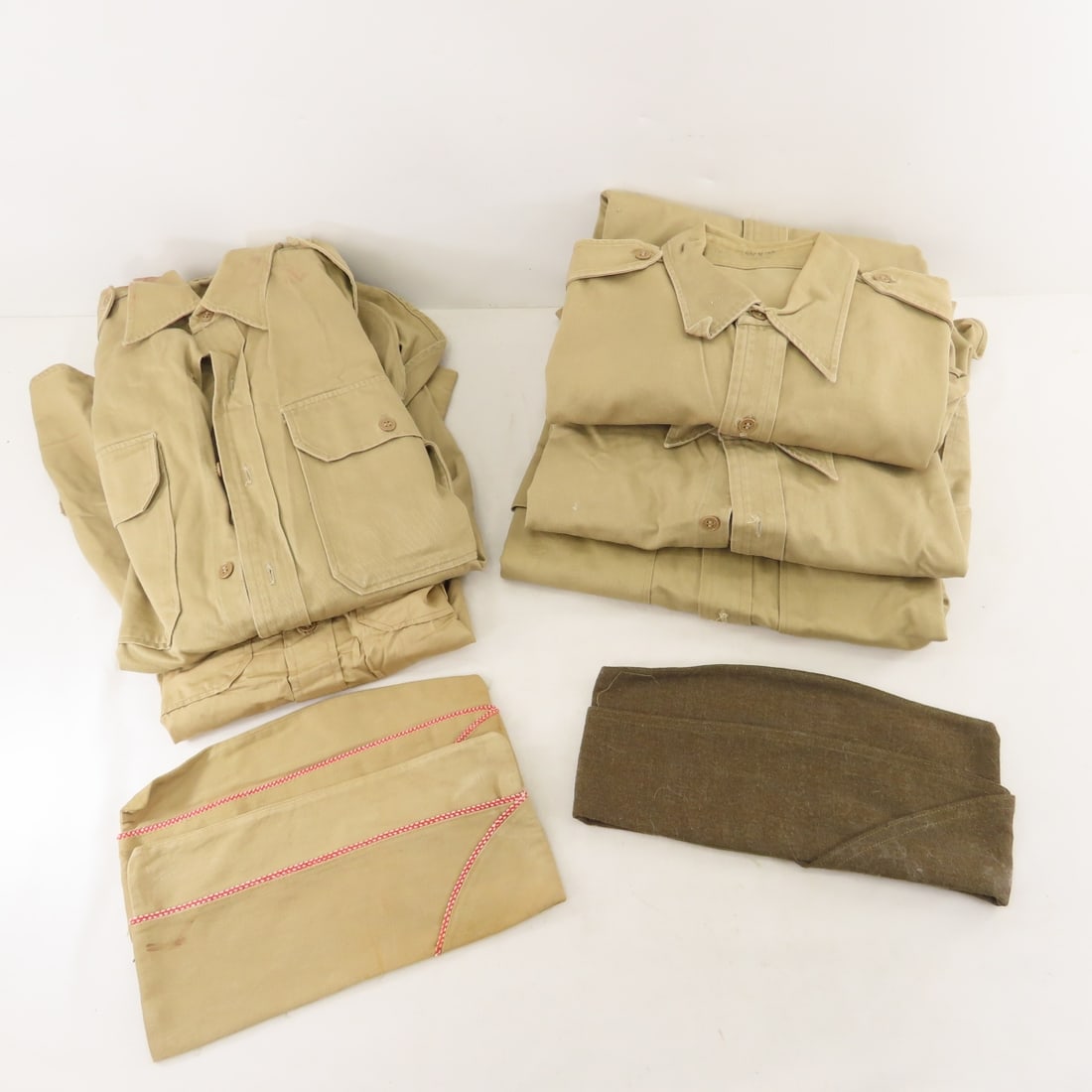 WWII Era Alaska Defense Shirts & Garrison Caps (1 of 14)