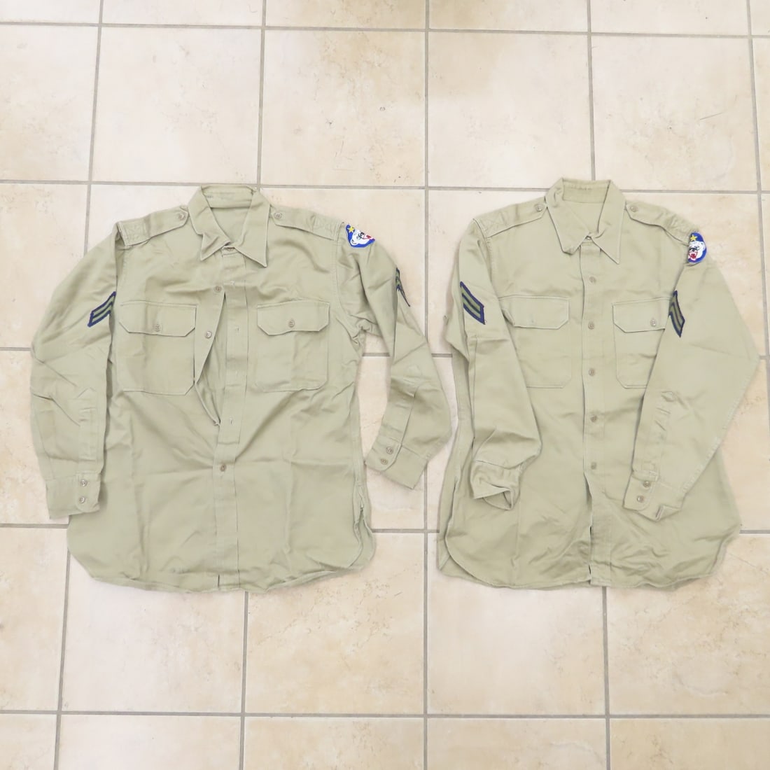 WWII Era Alaska Defense Shirts & Garrison Caps - 2