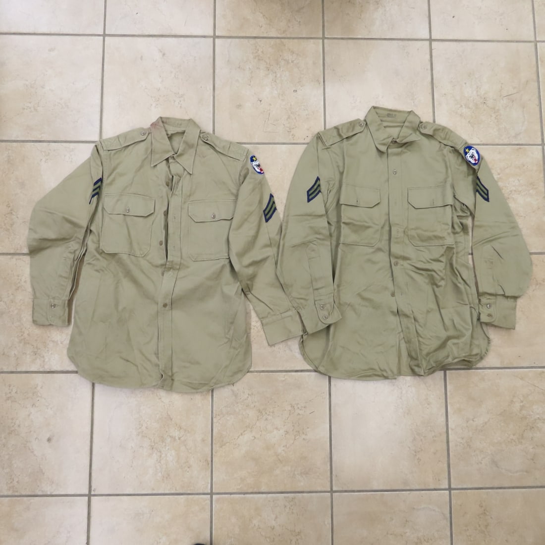 WWII Era Alaska Defense Shirts & Garrison Caps - 6