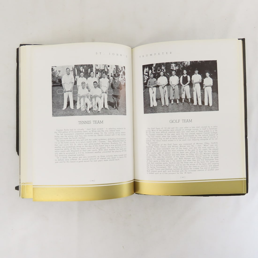 1933 Trumpeter Yearbook- St. John's, Deerfield, WI - 12