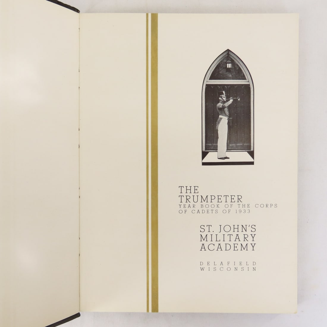 1933 Trumpeter Yearbook- St. John's, Deerfield, WI - 3