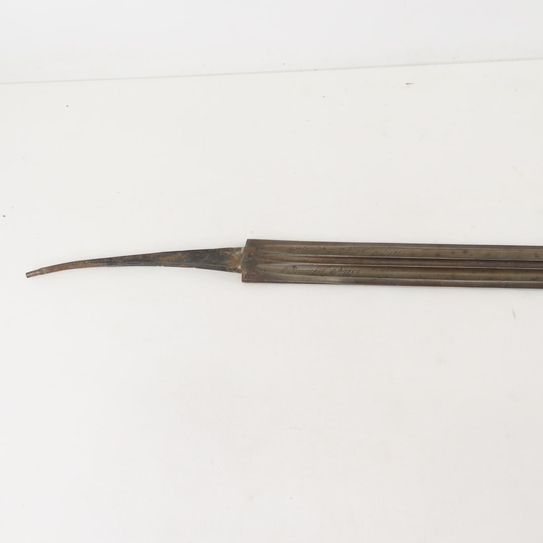 Sword for repair Dates etched in blade 1855 & 1860 - 12