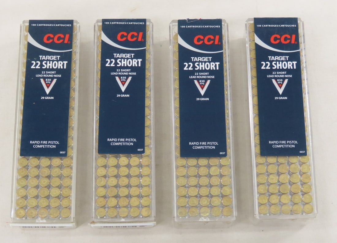400 Rounds CCI 22 Short Target Ammunition (1 of 3)