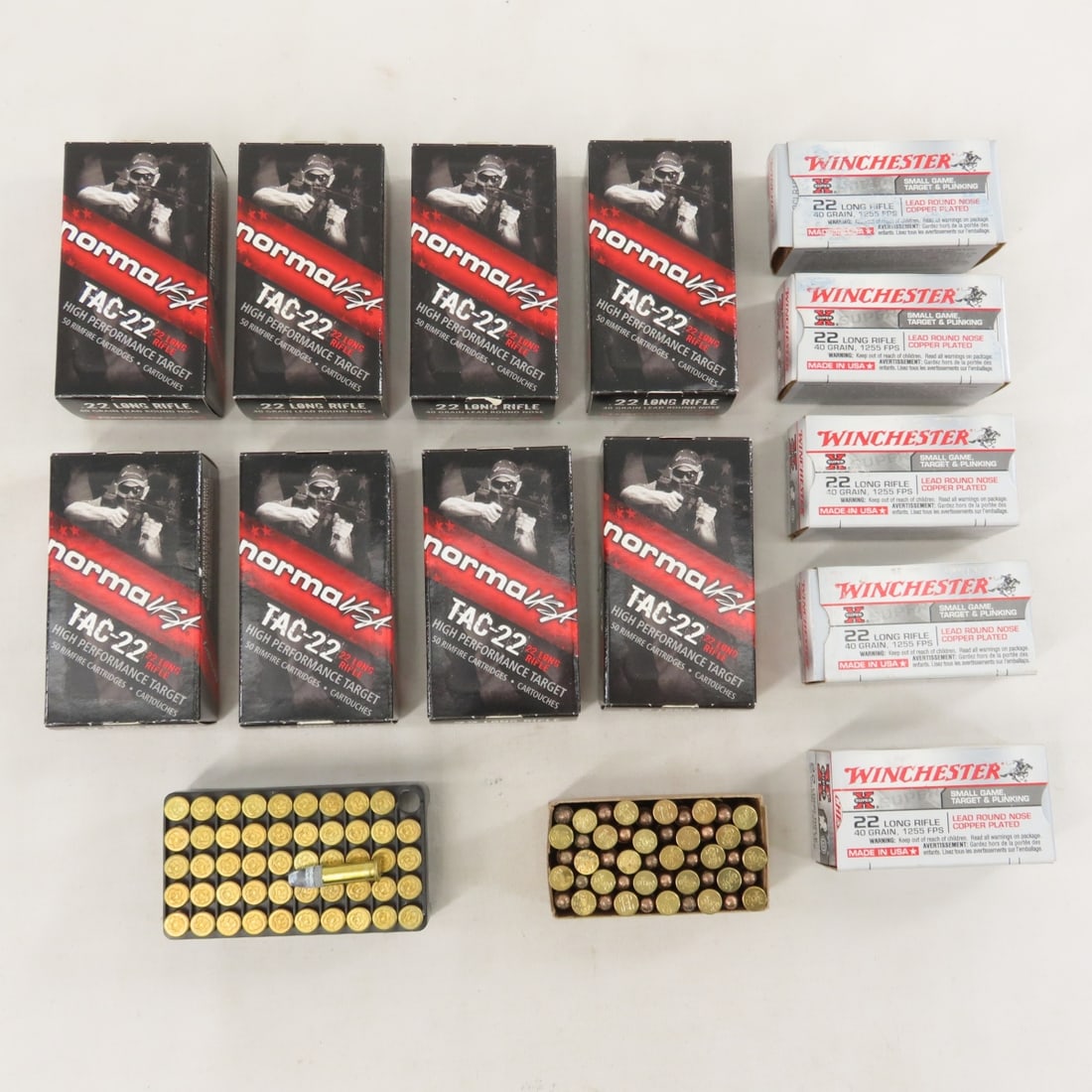 650 Rounds Norma & Winchester 22 LR Ammunition (1 of 7)