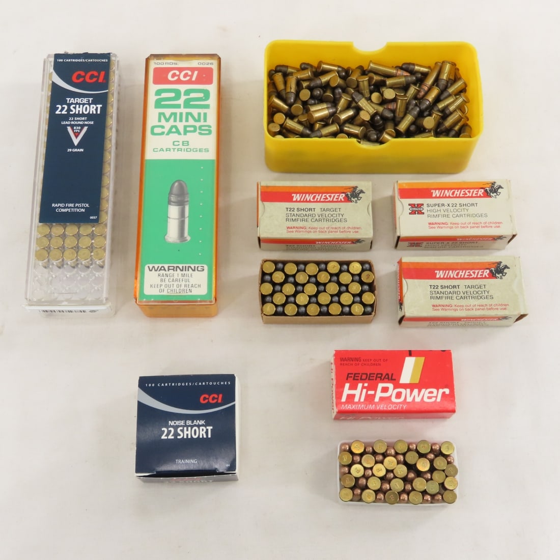 450+ Rounds Mixed 22 Short Ammunition (1 of 11)