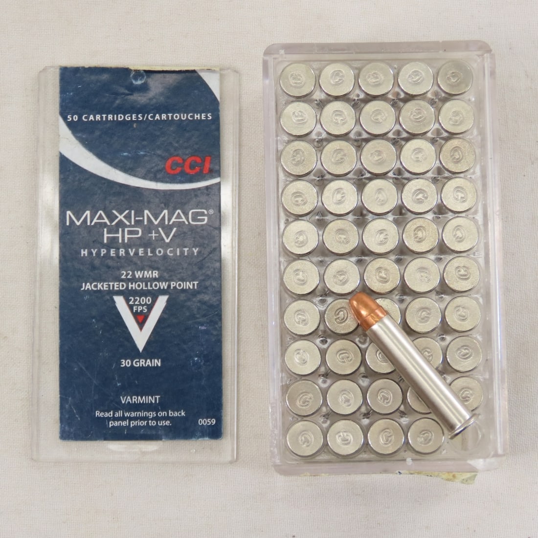 325+ Rounds Mixed 22 WMR Ammunition - 12