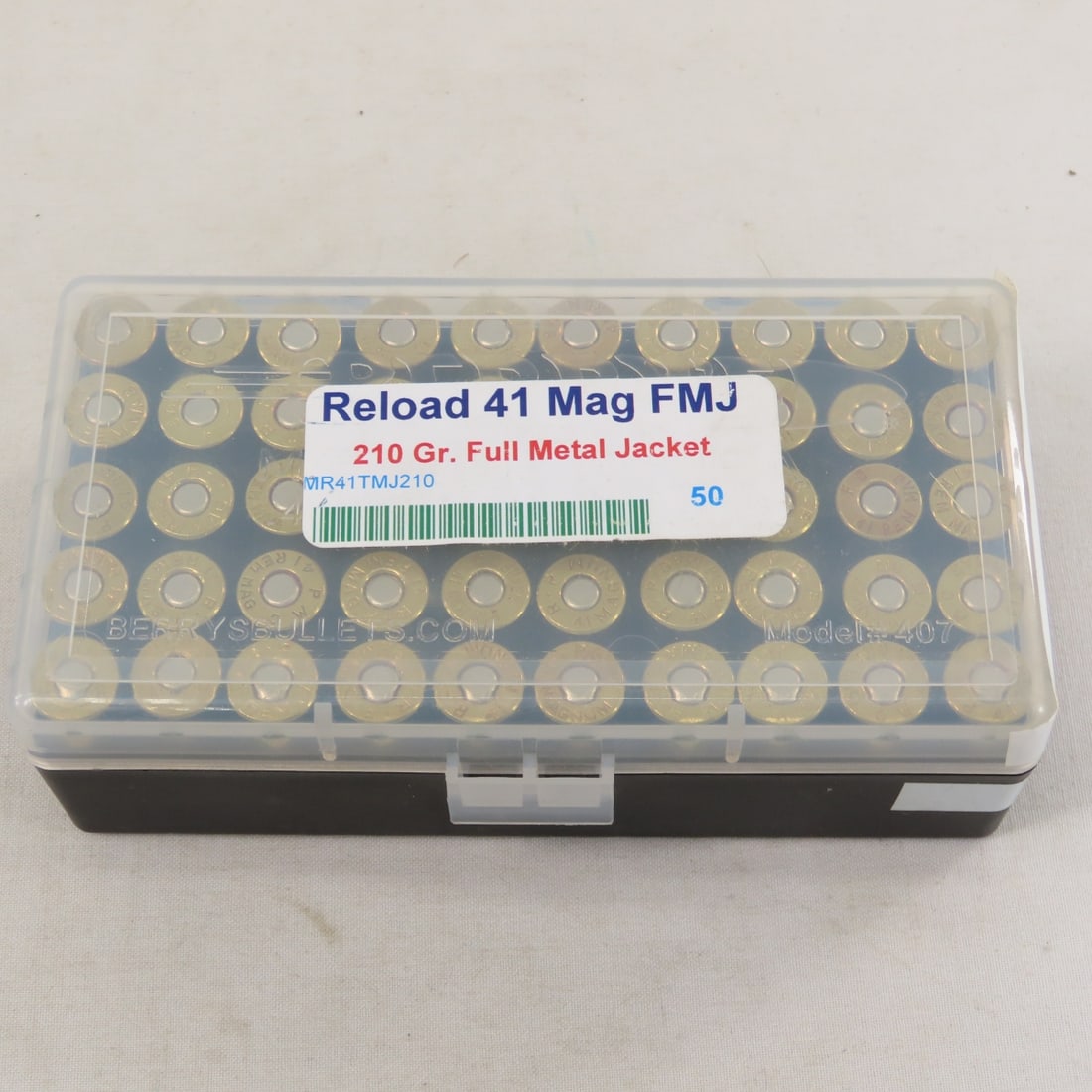 135 Reloaded 41 Mag FMJ Ammunition - 5