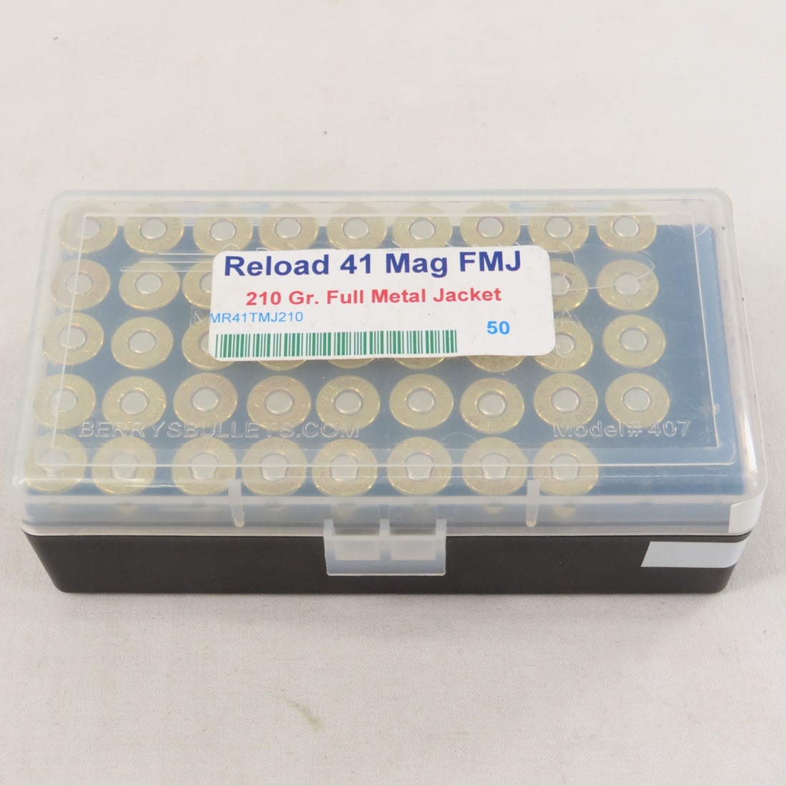135 Reloaded 41 Mag FMJ Ammunition - 9