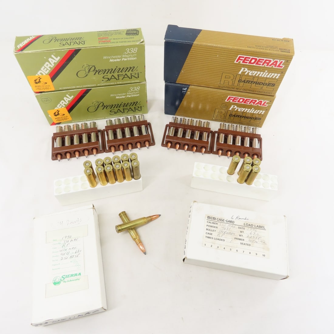 79 Rounds Federal Premium & RP 338 Mag Ammunition (1 of 15)