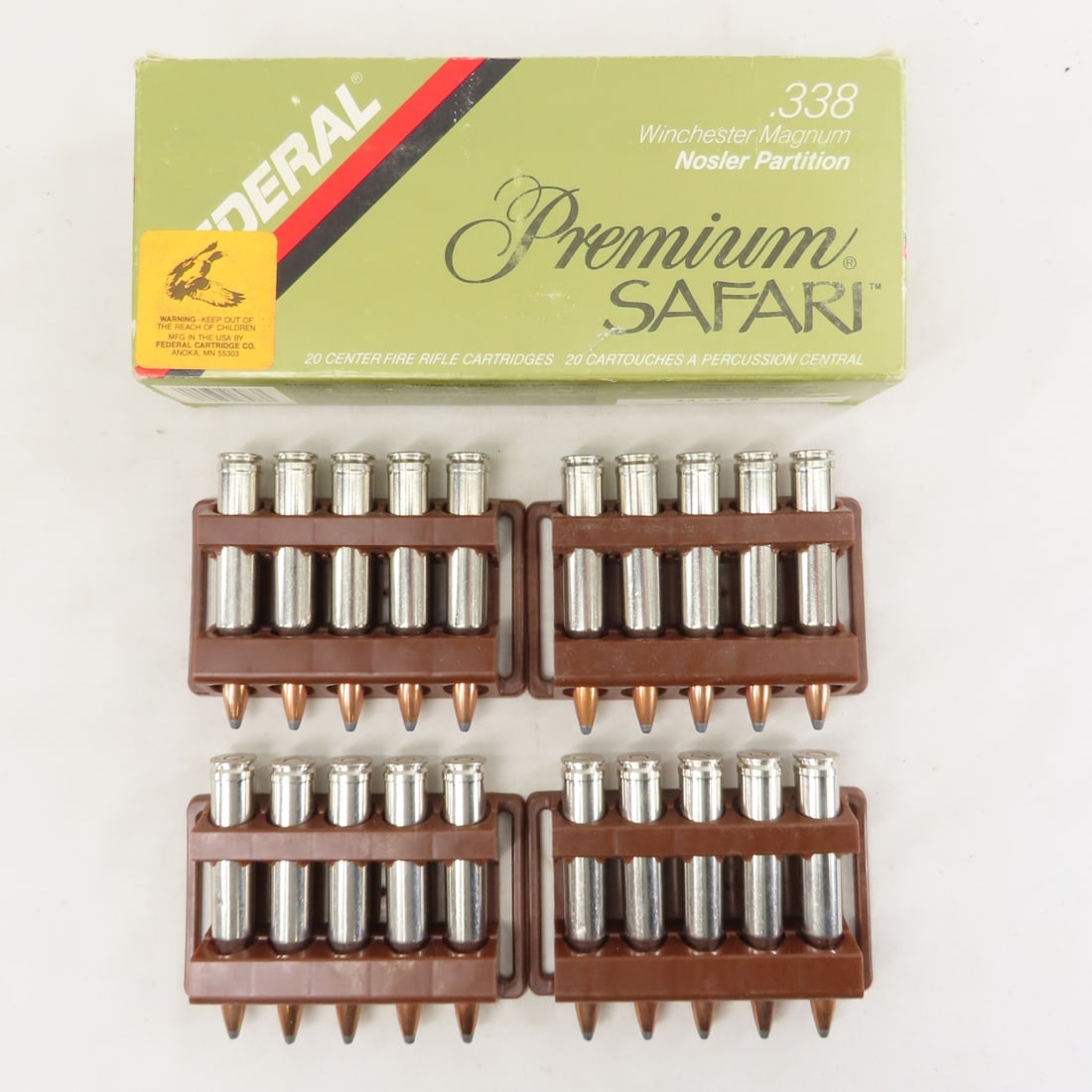 79 Rounds Federal Premium & RP 338 Mag Ammunition - 2