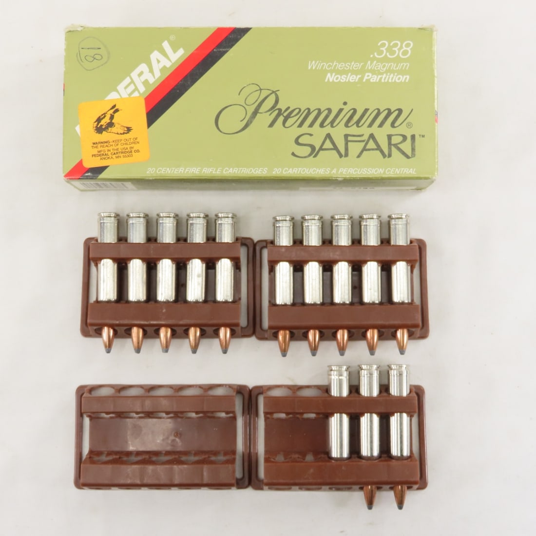 79 Rounds Federal Premium & RP 338 Mag Ammunition - 4