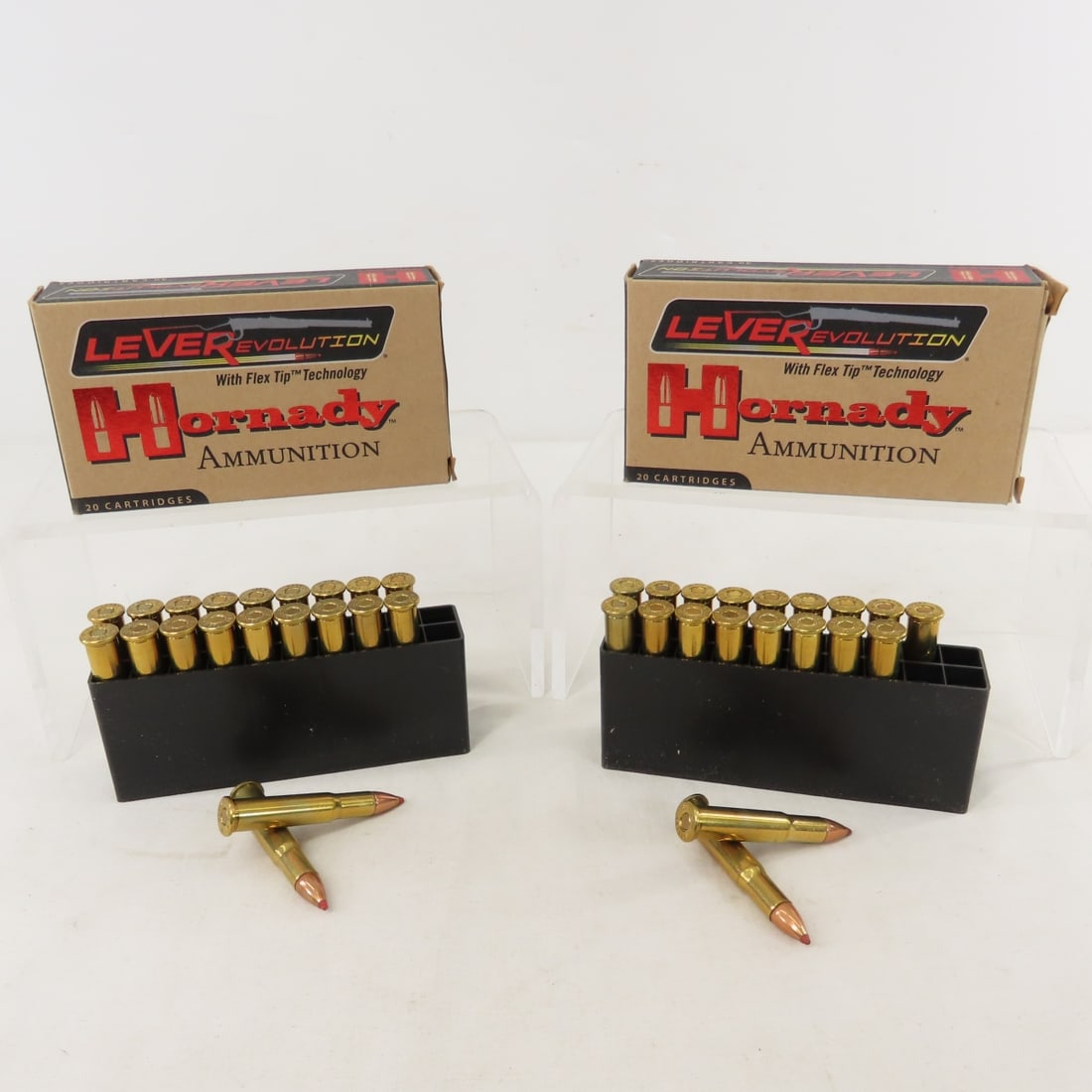 40 Rounds Hornady 32 Special 165 gr FTX Ammunition: 40 Rounds Hornady 32 Special 165 gr FTX Ammunition - 2 boxes of 20 Rounds. Lot Size 6x3x3" 2 LB All information and photos are intended to be as accurate as possible, but errors are possible. No item