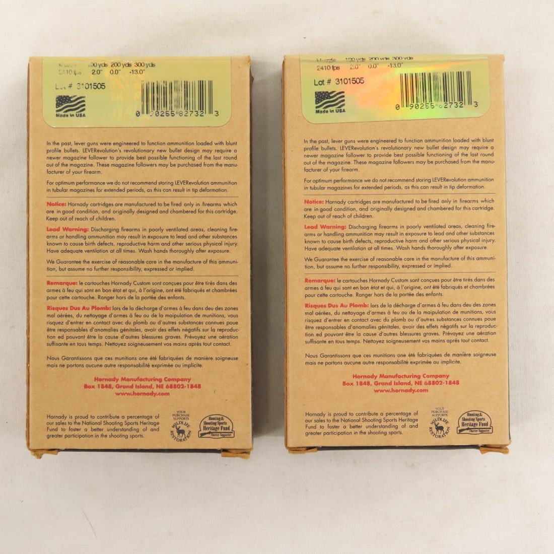 40 Rounds Hornady 32 Special 165 gr FTX Ammunition - 7