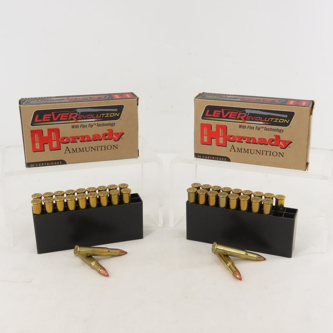 40 Rounds Hornady 30-30 Win 160 gr FTX Ammunition: 40 Rounds Hornady 30-30 Win 160 gr FTX Ammunition - 2 boxes of 20 Rounds. Lot Size 6x3x3" 2 LB All information and photos are intended to be as accurate as possible, but errors are possible. No item