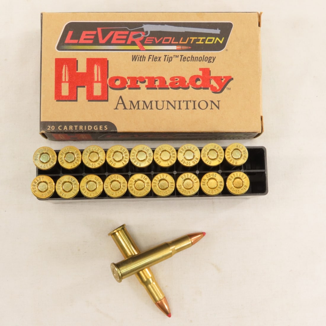 40 Rounds Hornady 30-30 Win 160 gr FTX Ammunition - 2