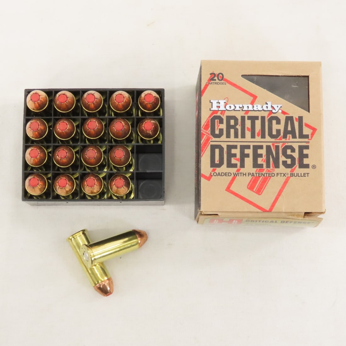 80 Rounds Hornady 44 Special Critical Defense Ammo - 2