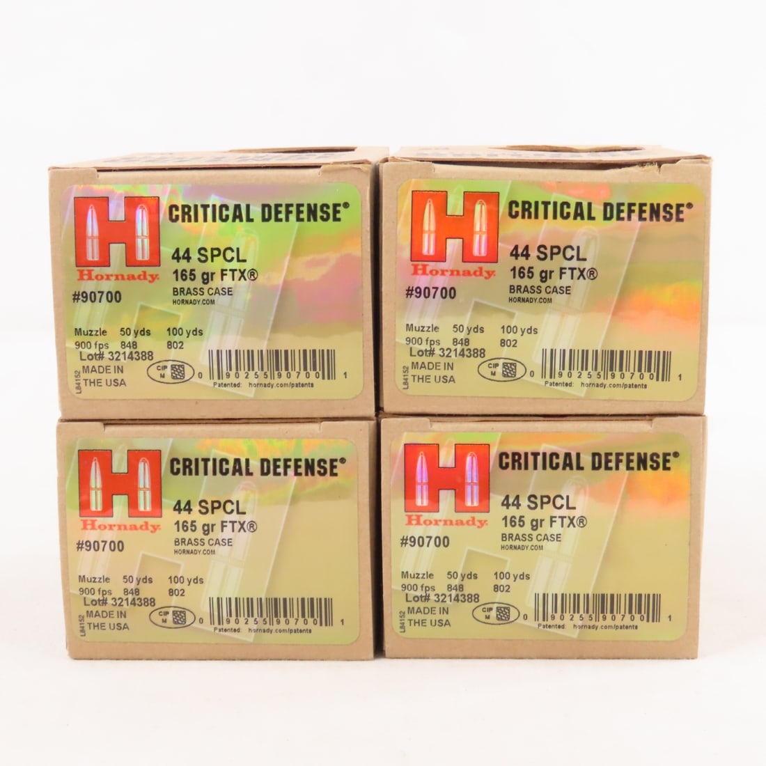 80 Rounds Hornady 44 Special Critical Defense Ammo - 5