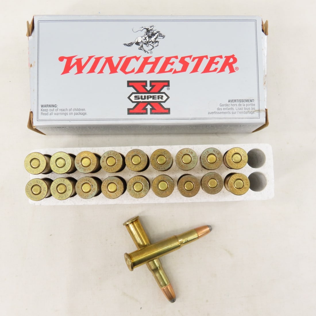 80 Rounds Mixed .30-30 Ammunition n Boxes - 10