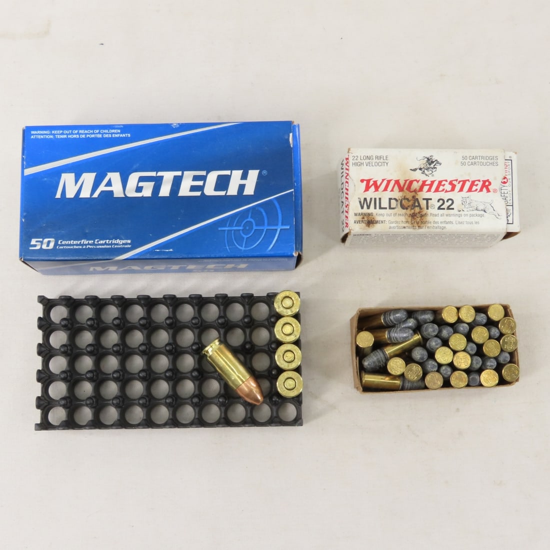 250+ Mixed Rifle & Handgun Ammunition, 32 Win - 18