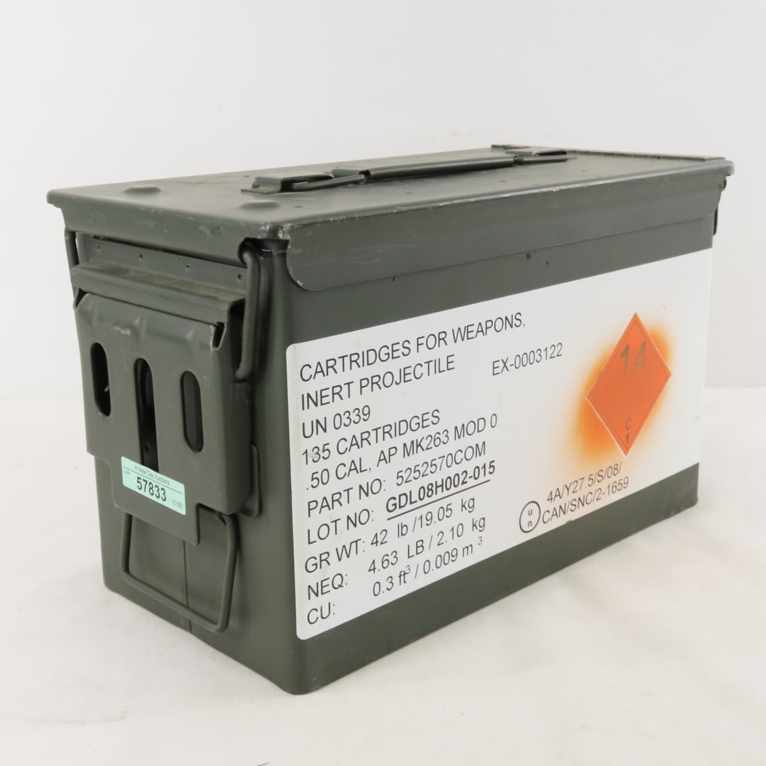 SADU 5.56mm Ammunition, 32 Pounds with Ammo Can - 5