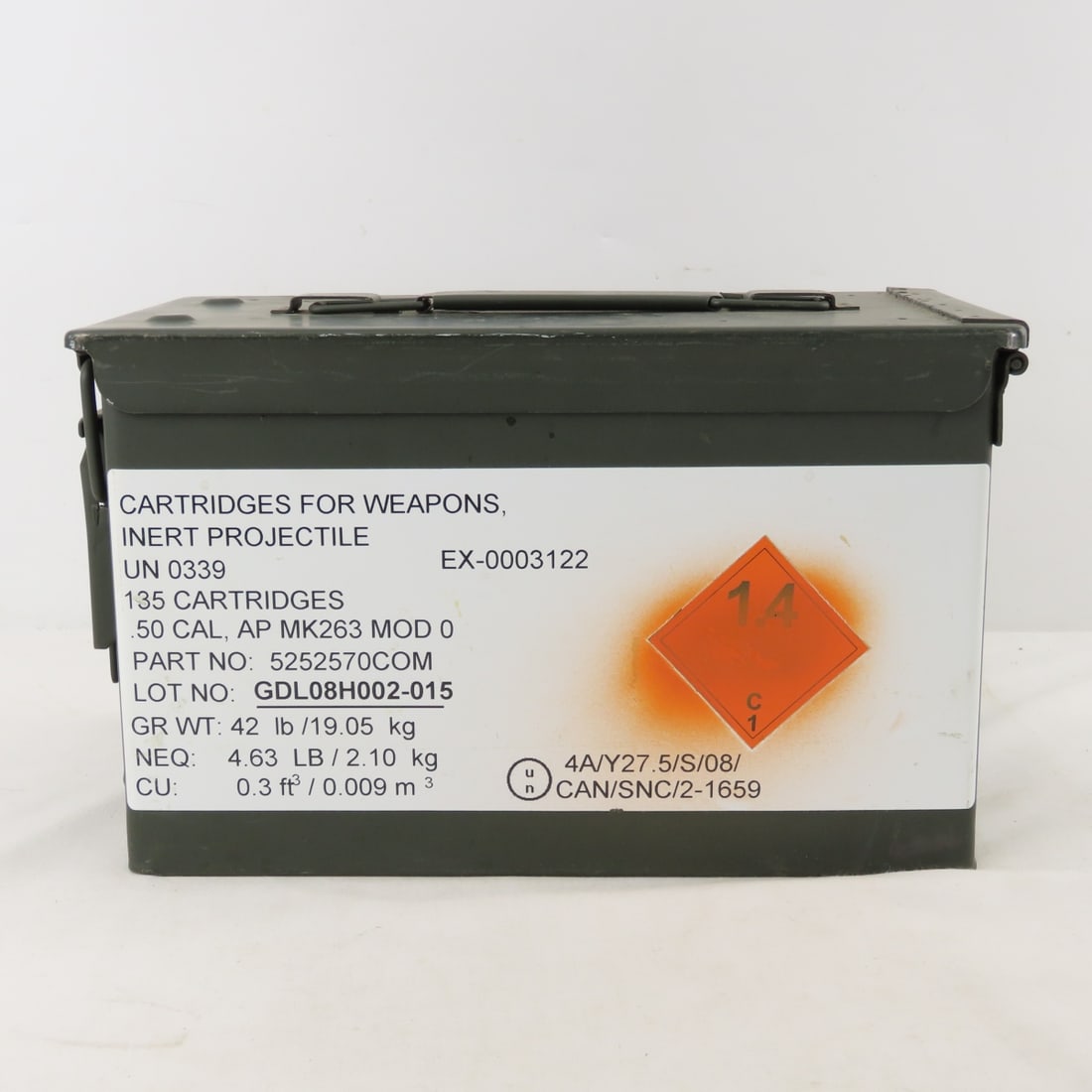 SADU 5.56mm Ammunition, 32 Pounds with Ammo Can - 6