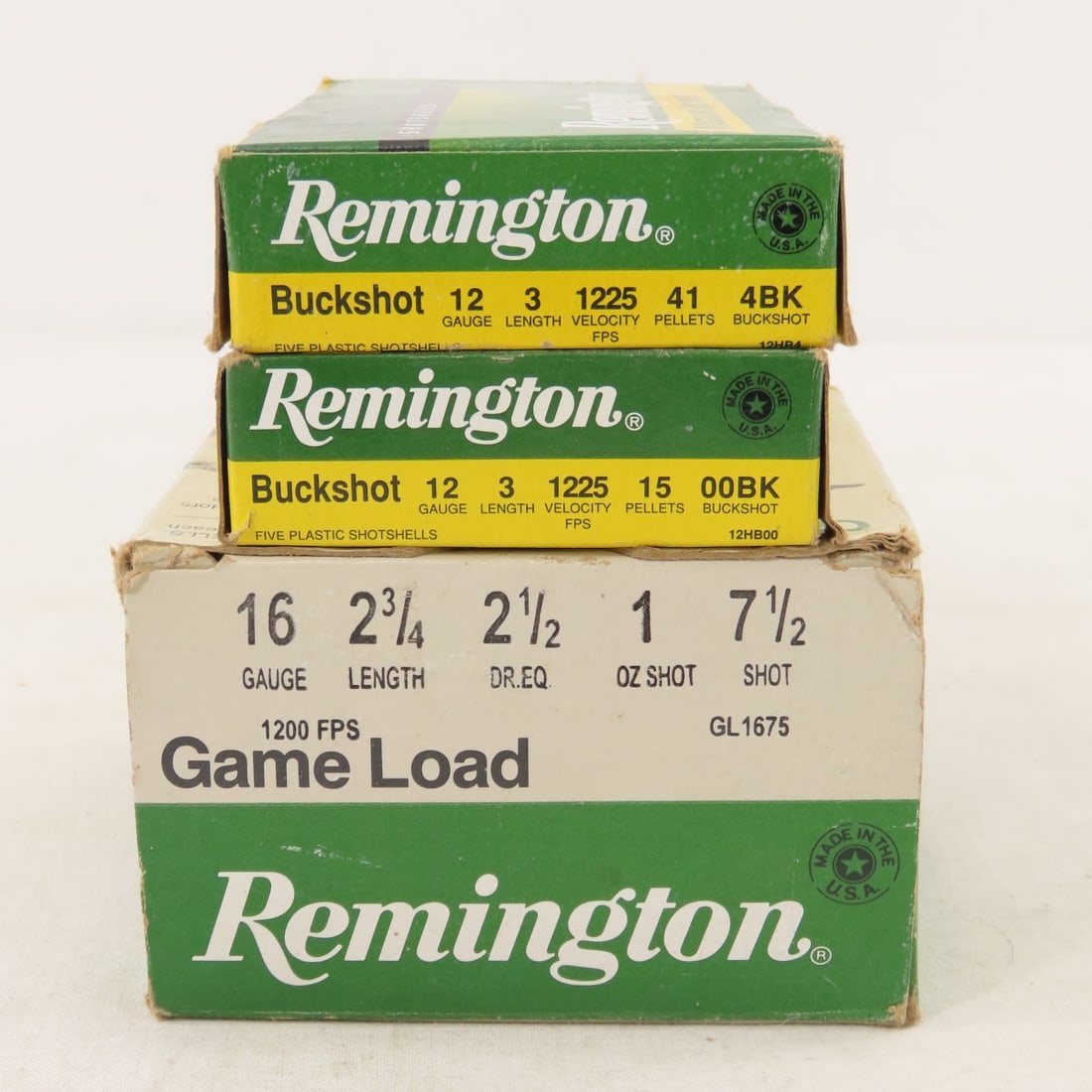 200+ Rounds12GA Shotgun Ammunition, Federal, Rem - 12