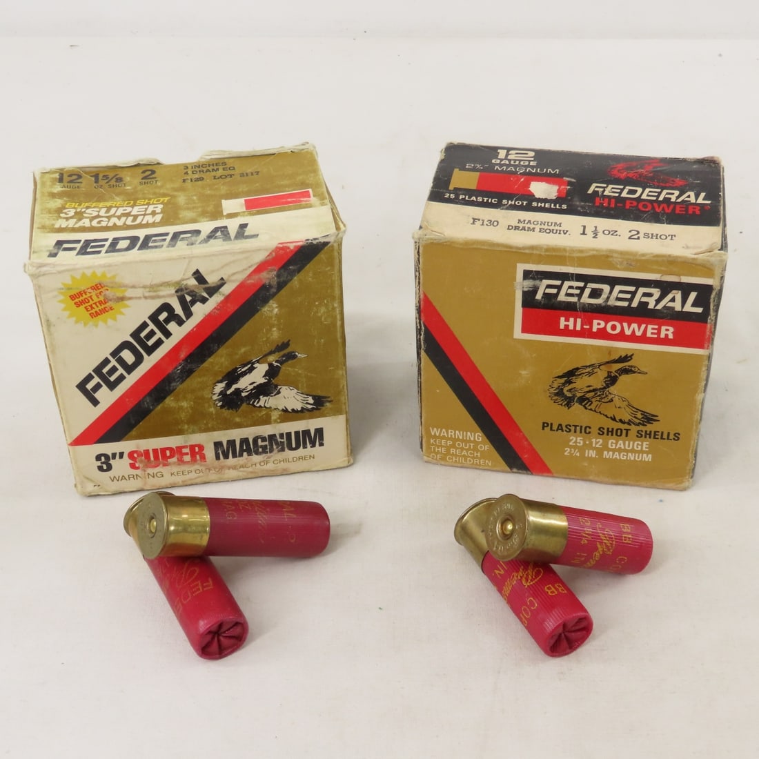 200+ Rounds12GA Shotgun Ammunition, Federal, Rem - 16