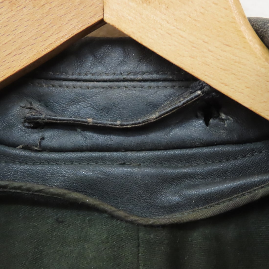 German WWII Era Marke Bergfreund Leather Coat - 14