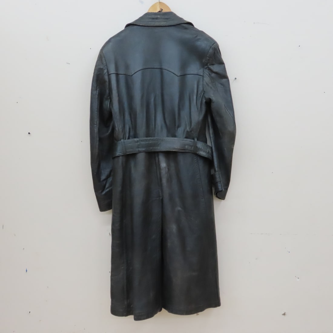 German WWII Era Marke Bergfreund Leather Coat - 4