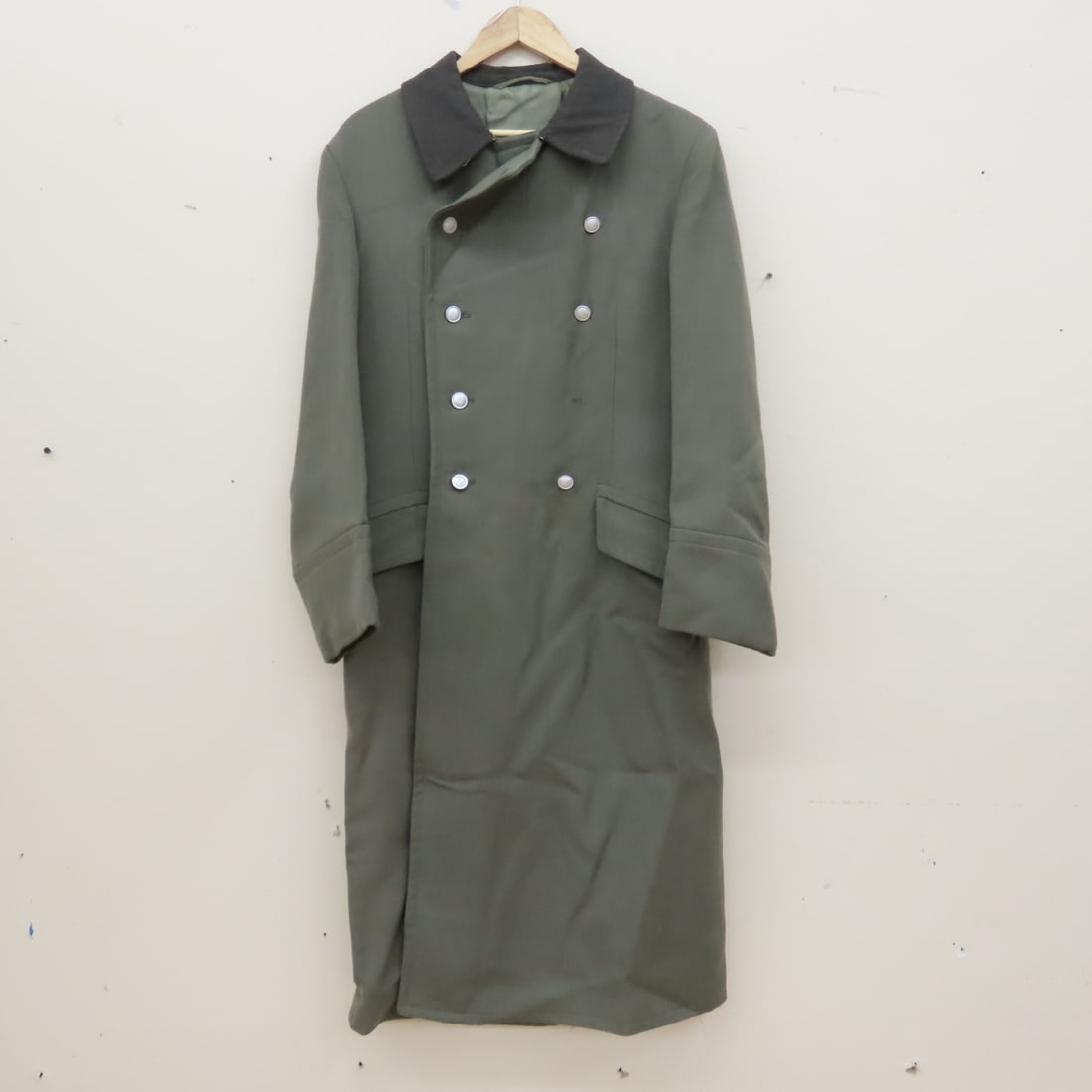 East German Peoples Army DDR Era NVA Wool Overcoat (1 of 11)