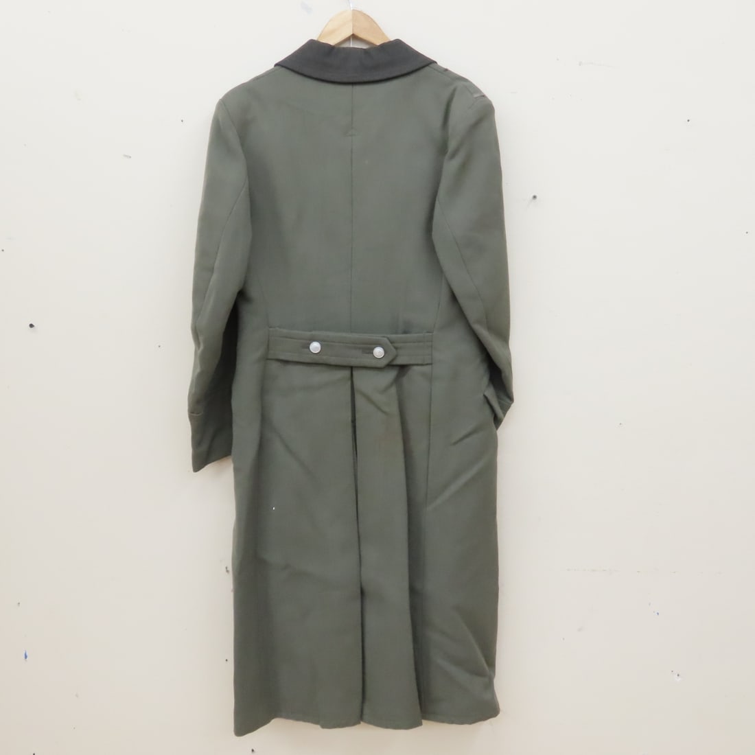 East German Peoples Army DDR Era NVA Wool Overcoat - 2
