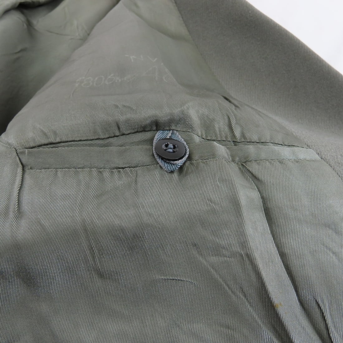 East German Peoples Army DDR Era NVA Wool Overcoat - 6